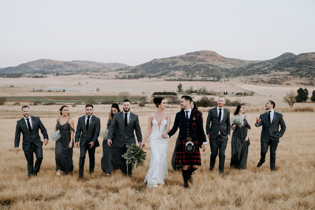Scottish inspired wedding