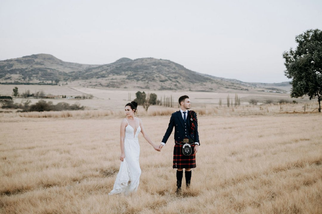 Scottish inspired wedding