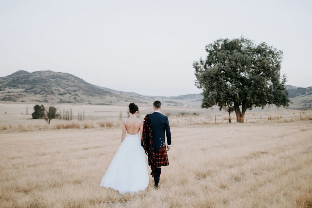Scottish inspired wedding