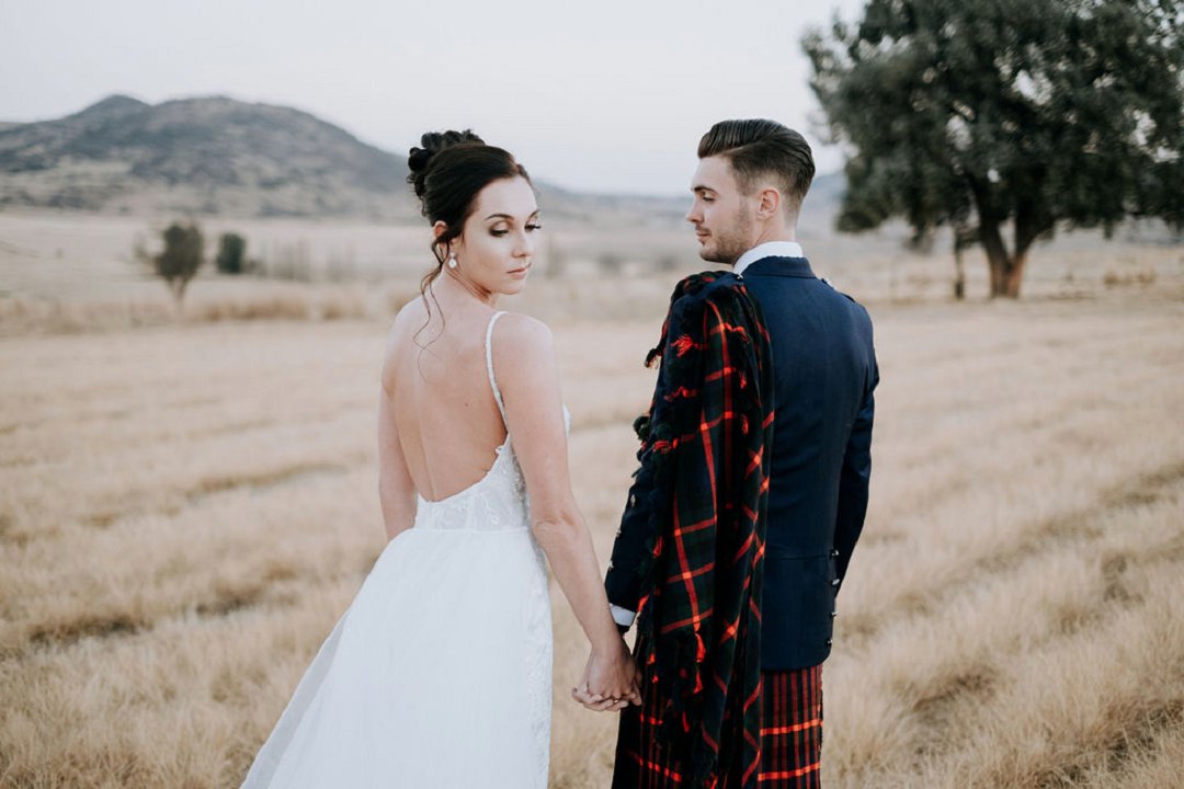 Scottish inspired wedding