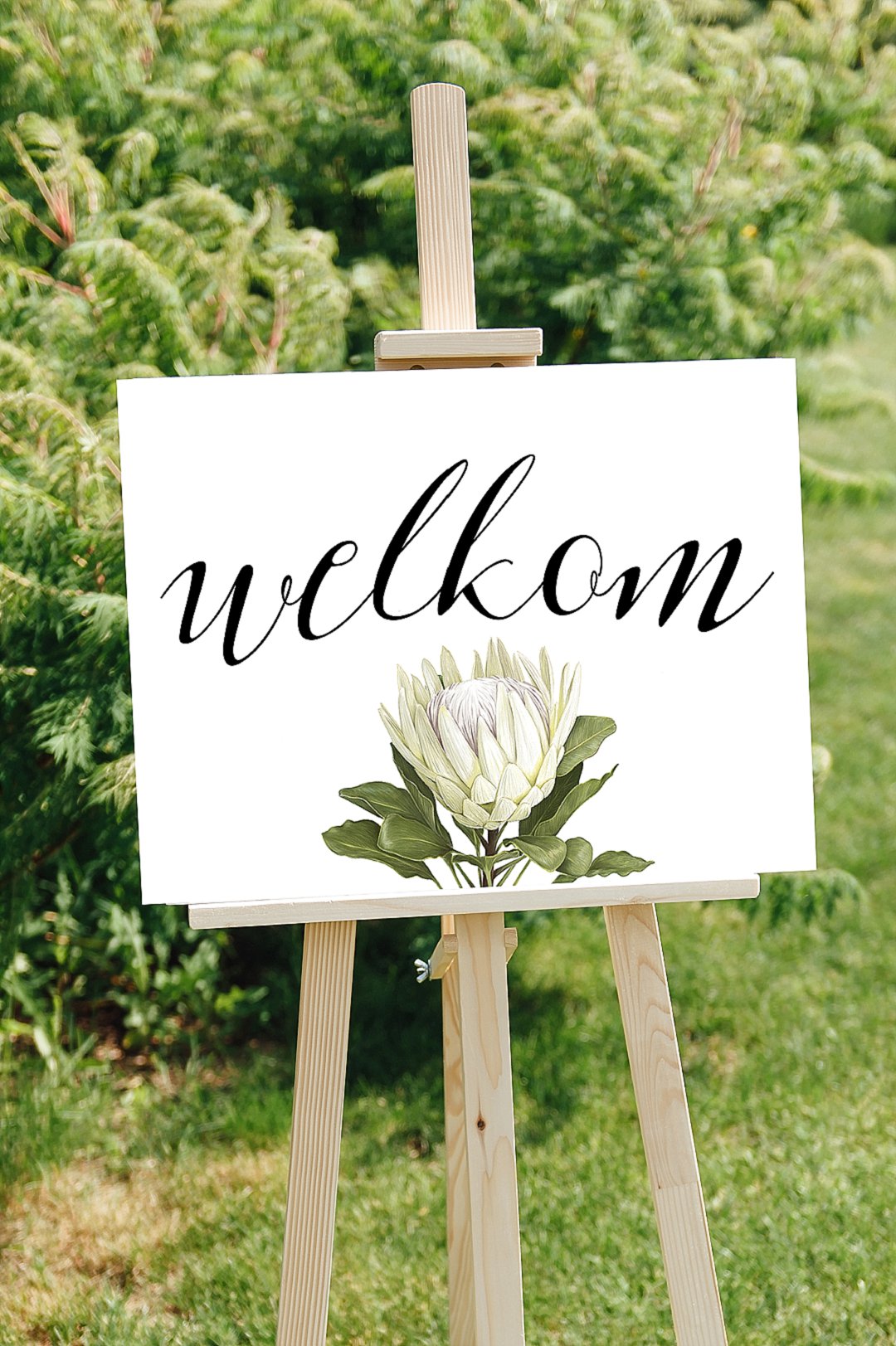 Gratis welkom bord vir jou troue