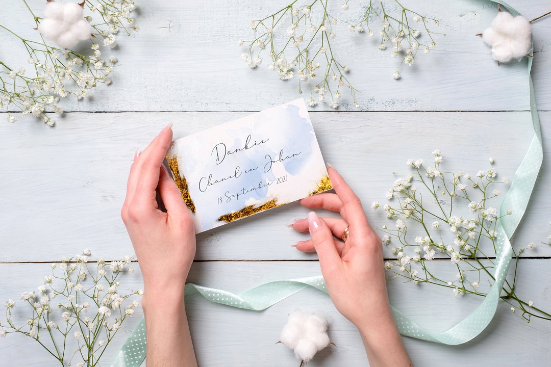 Modern Watercolor Inspired Wedding Stationery