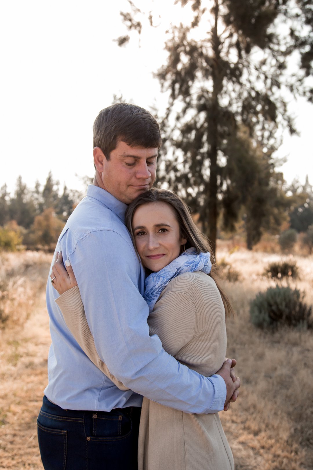 sunset engagement