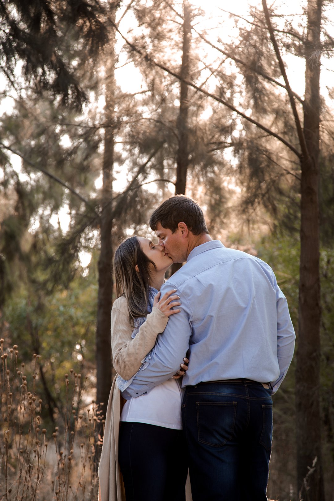 sunset engagement