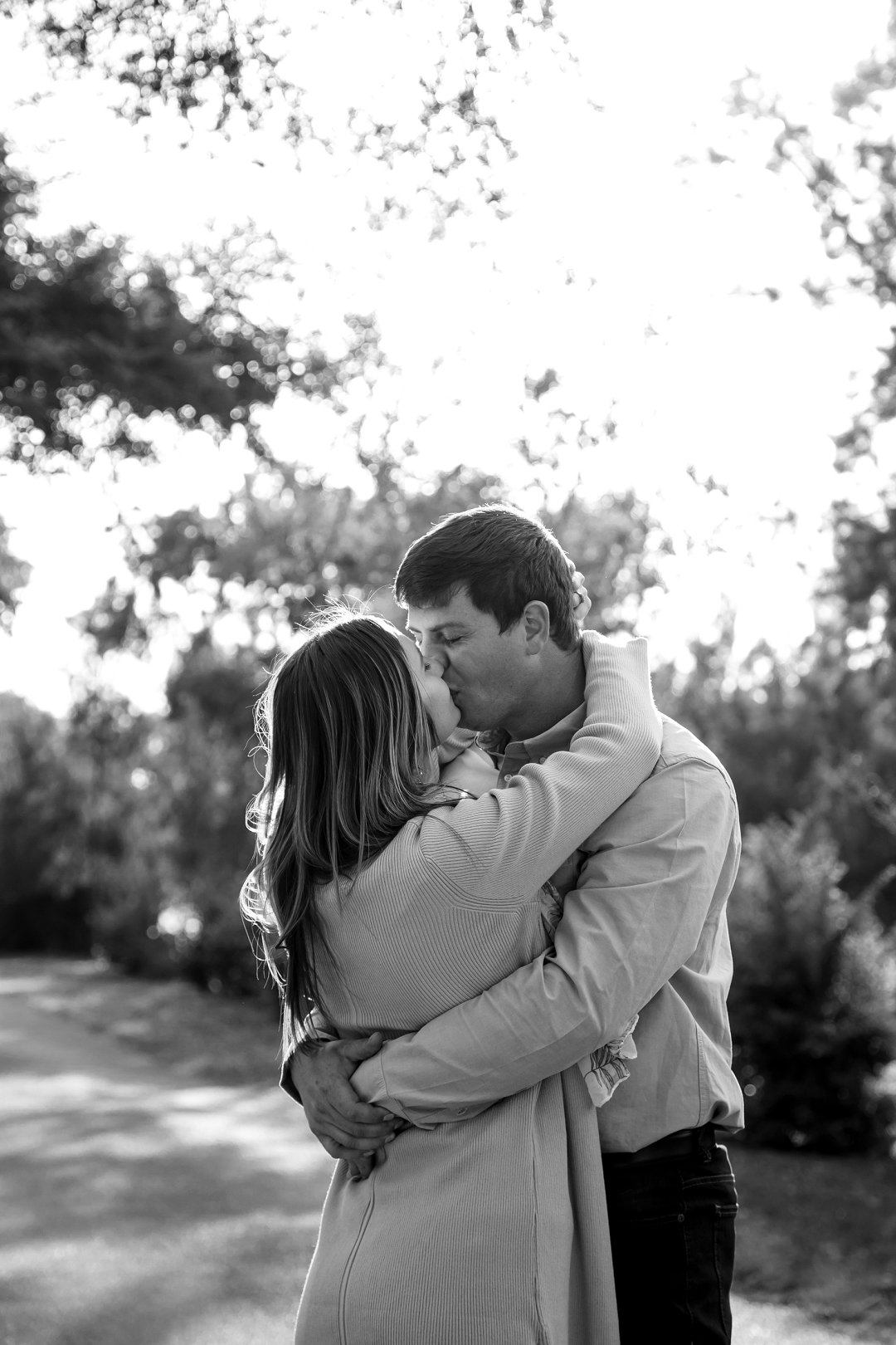 sunset engagement
