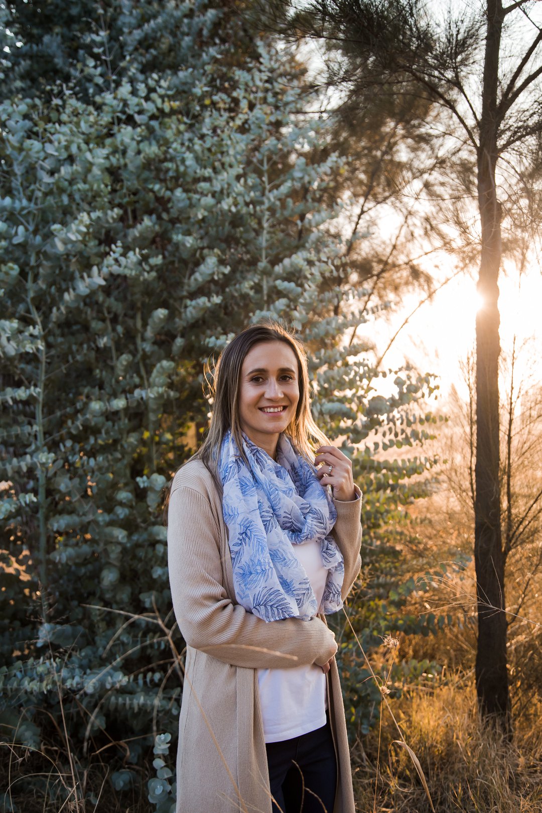 sunset engagement