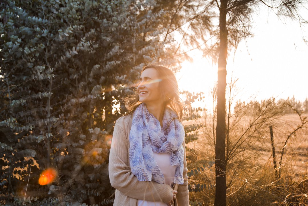 sunset engagement