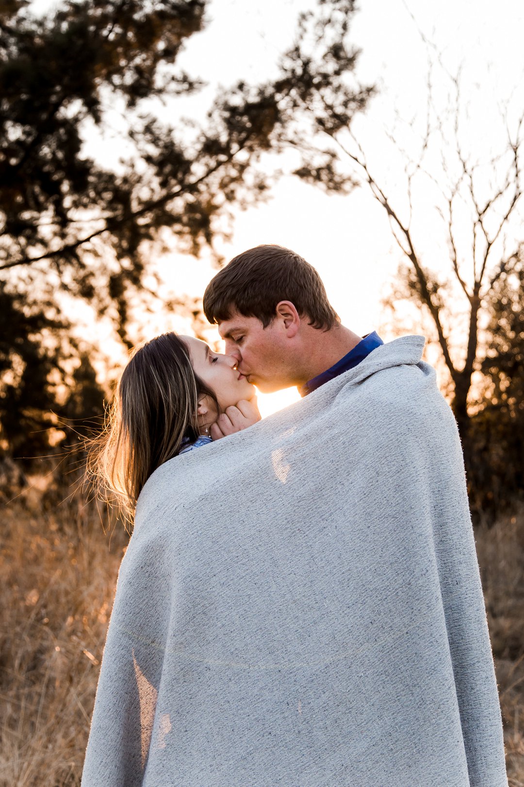 sunset engagement