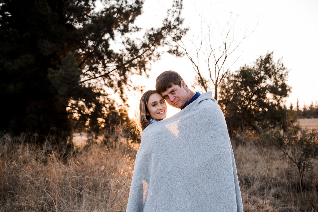 sunset engagement