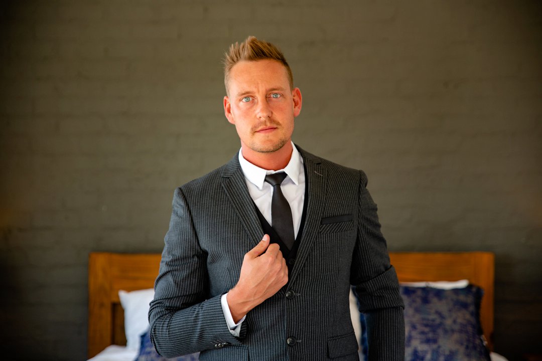 groom getting ready photos