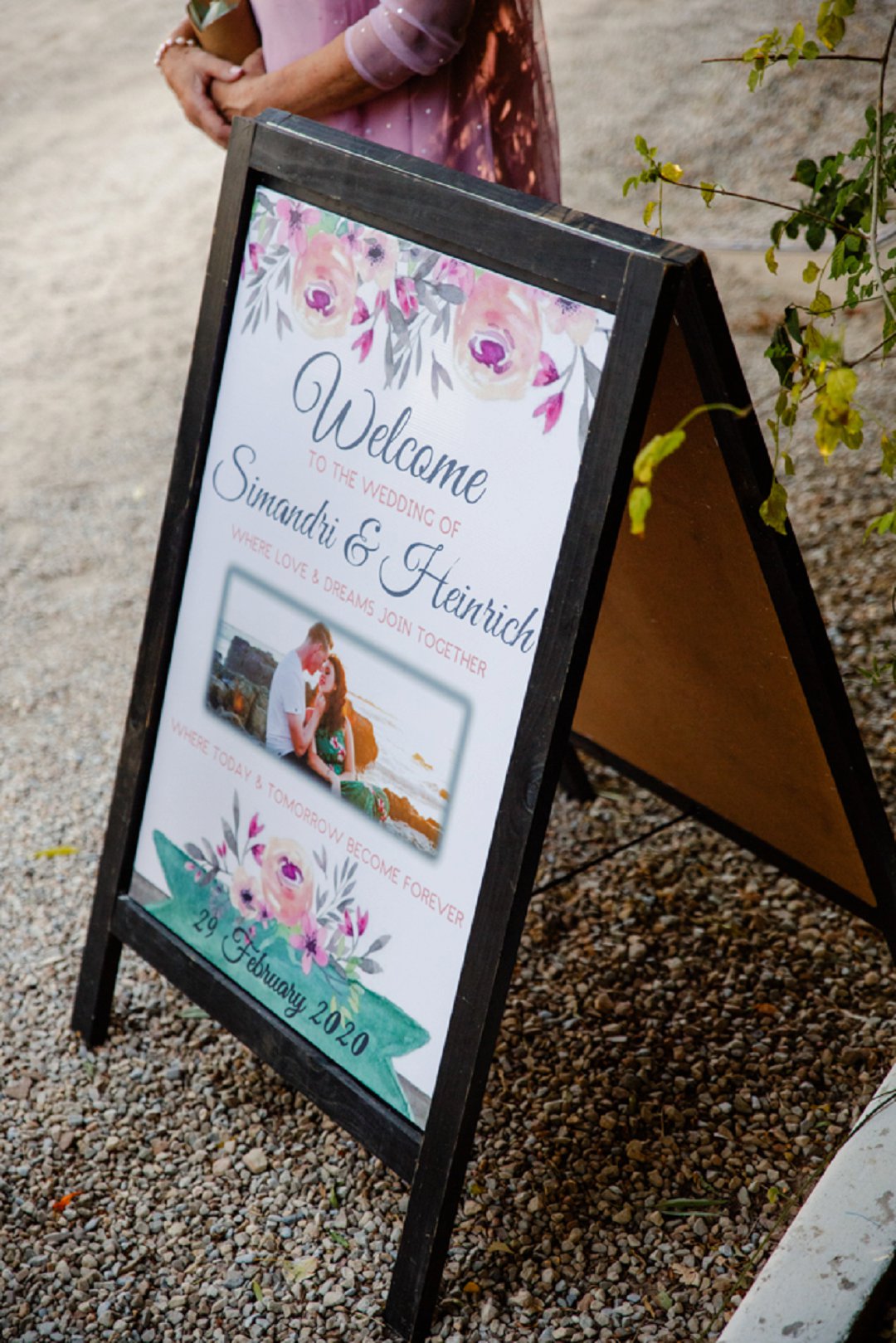 ceremony area at allesverloren