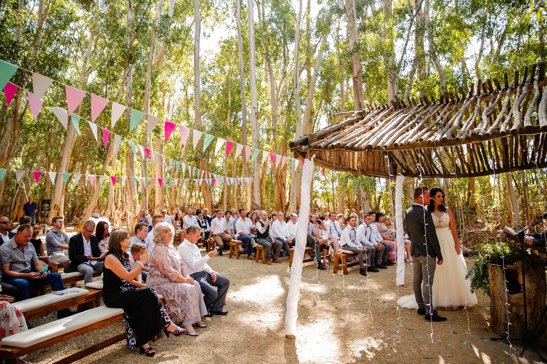 ceremony area at allesverloren