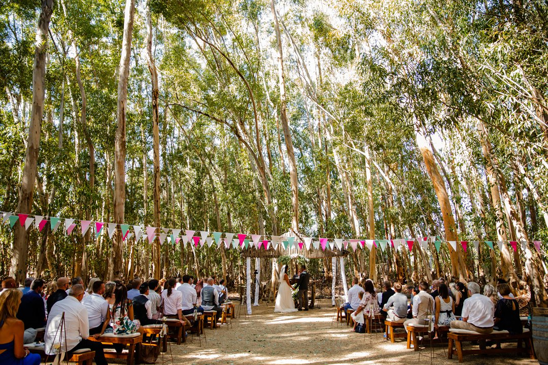 ceremony area at allesverloren