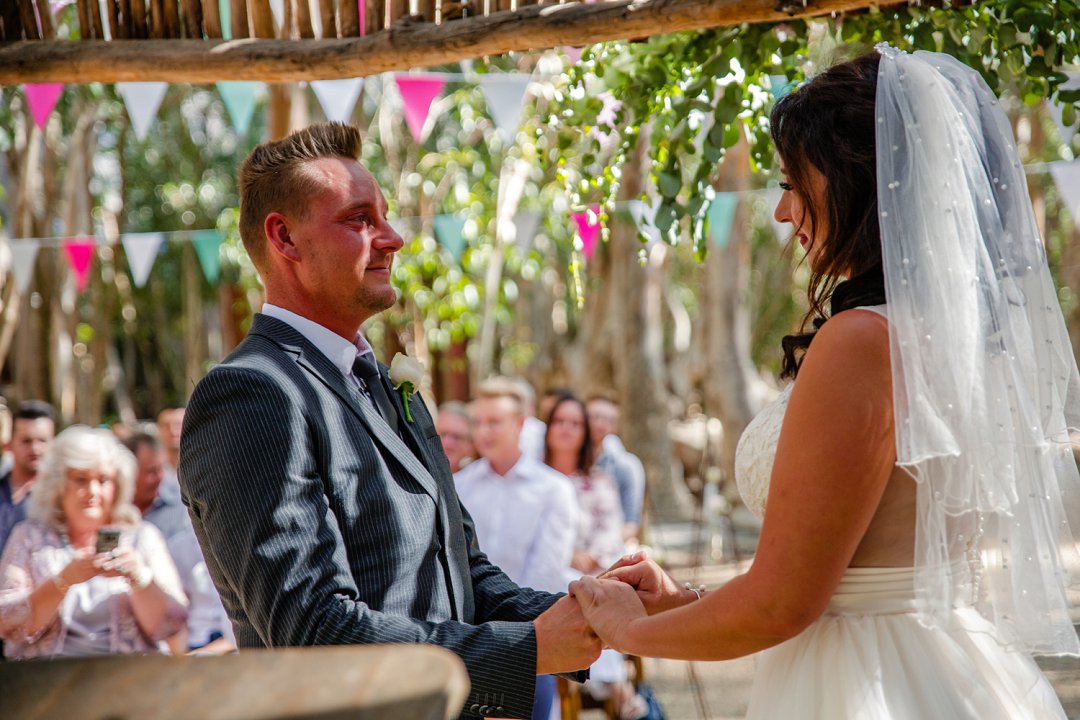 ceremony area at allesverloren