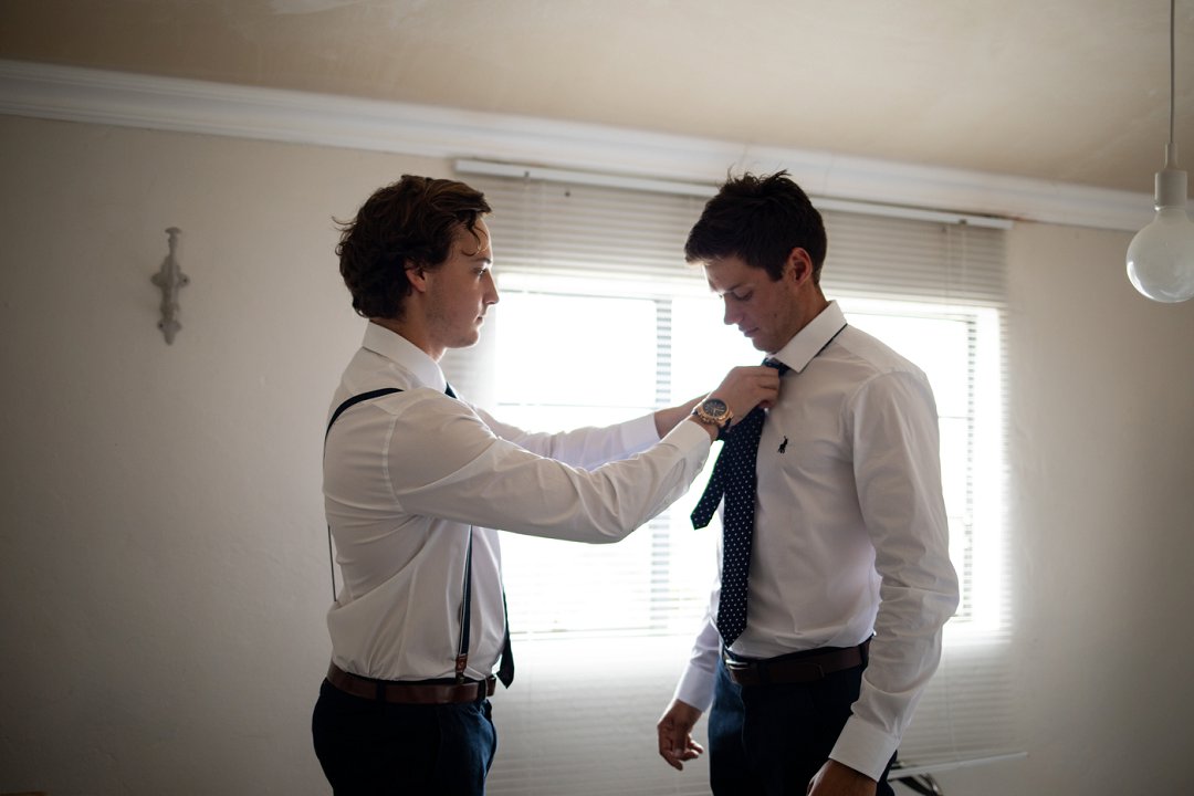 groom getting ready photography