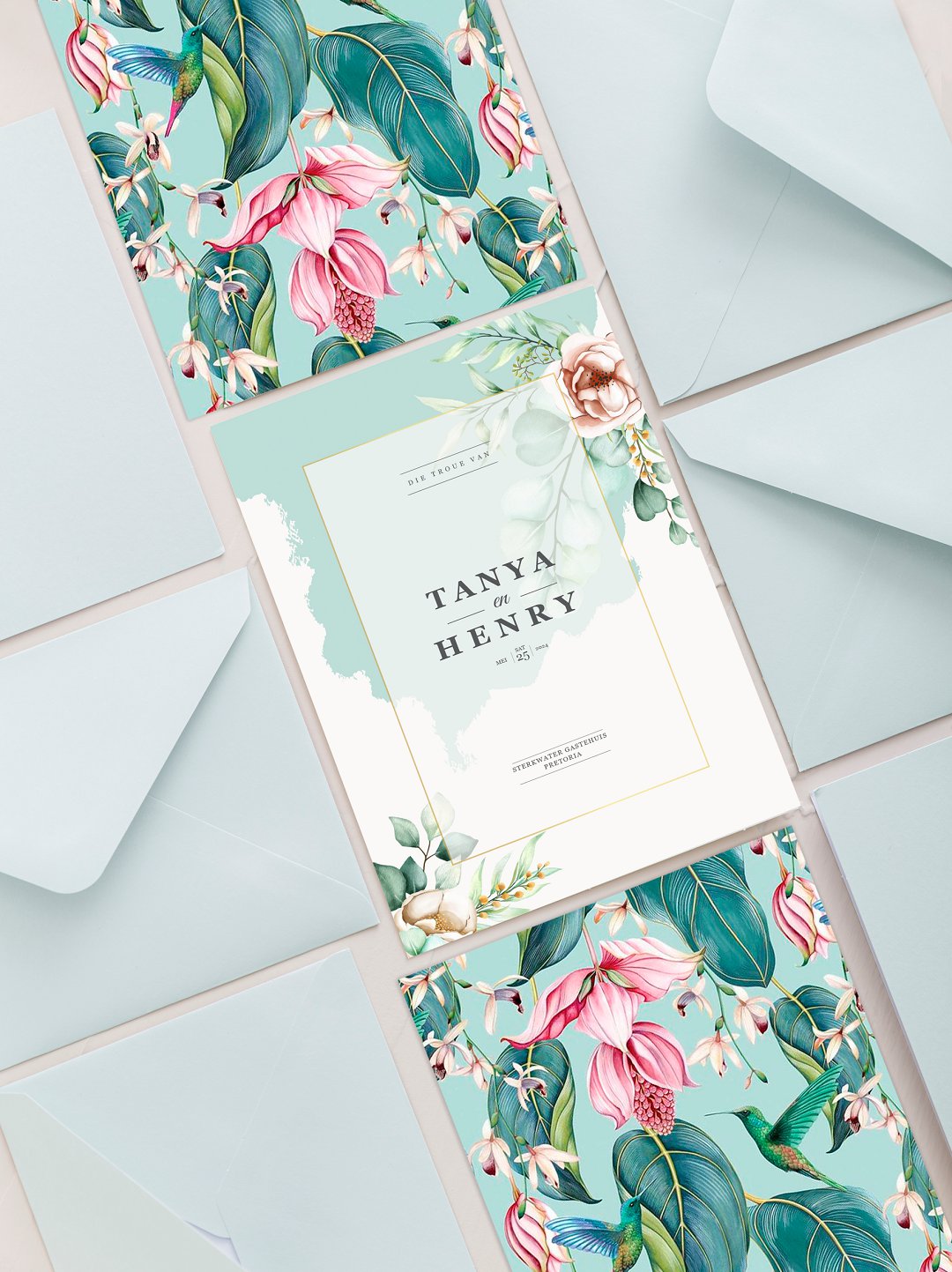 Luukse Tropiese Trou Skryfbehoeftes