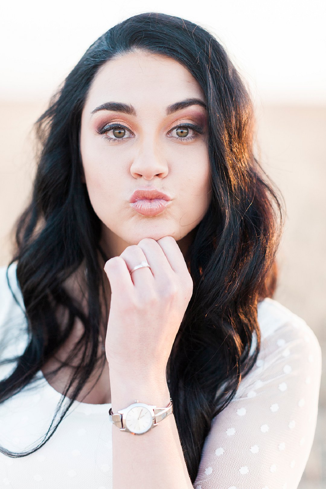 a safari themed engagement shoot