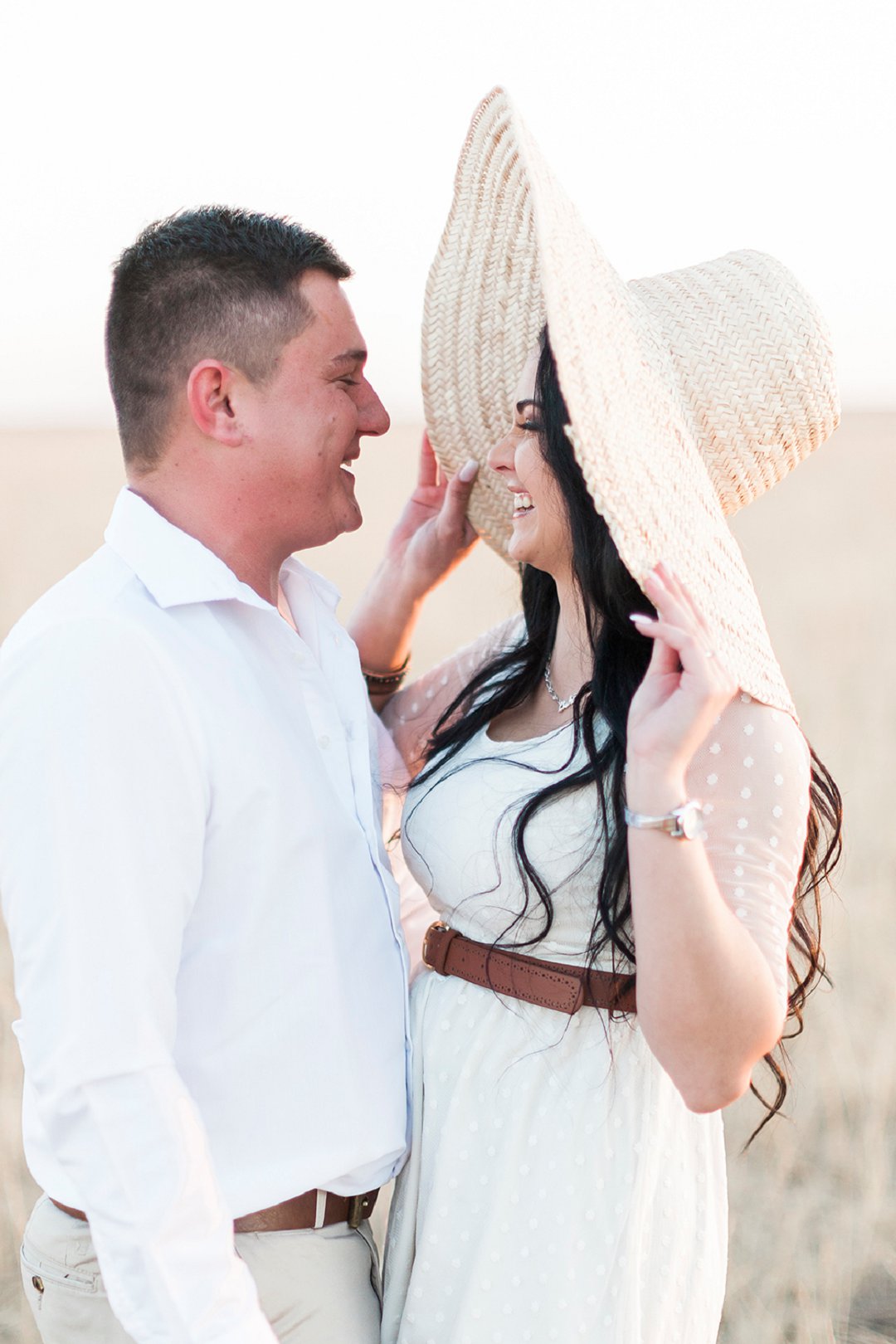a safari themed engagement shoot
