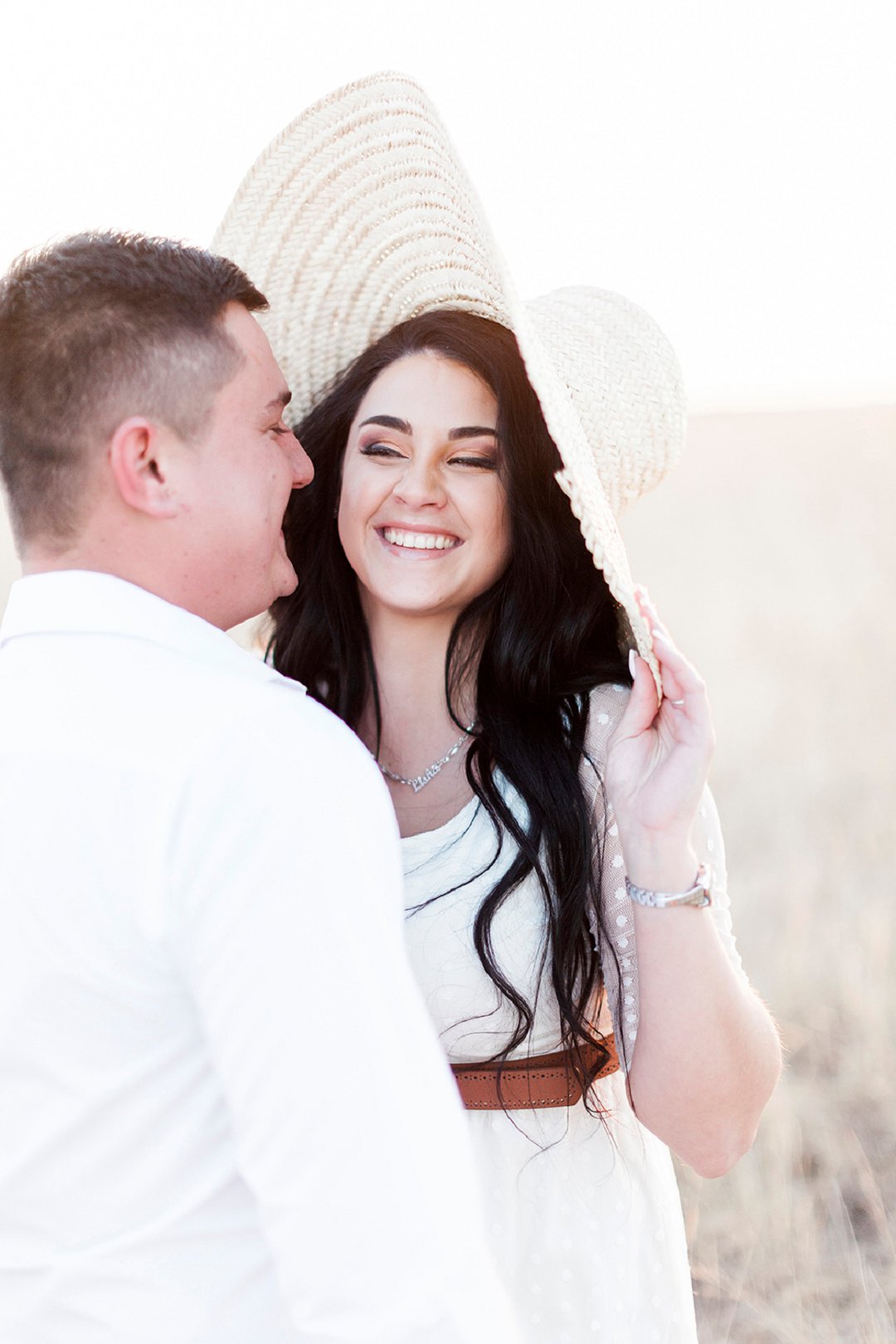 a safari themed engagement shoot