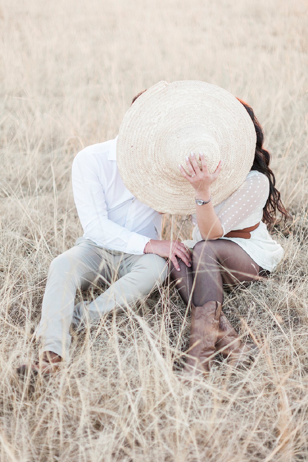 a safari themed engagement shoot