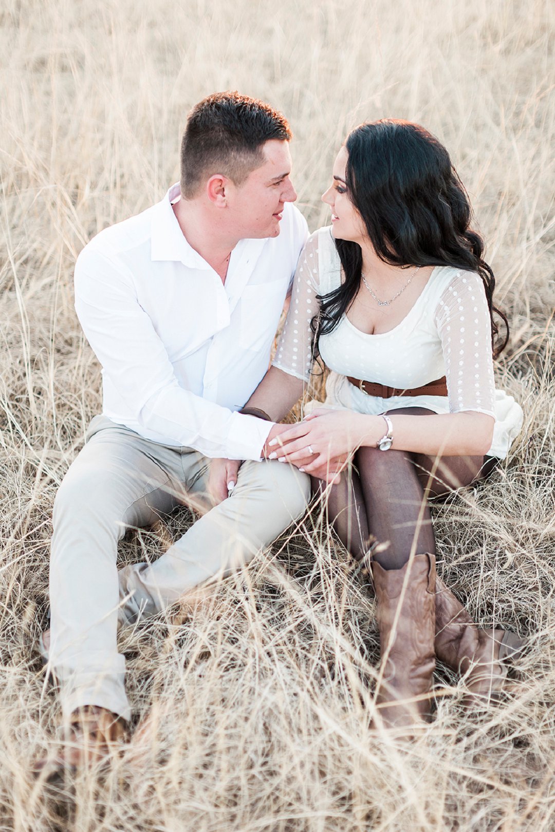 a safari themed engagement shoot