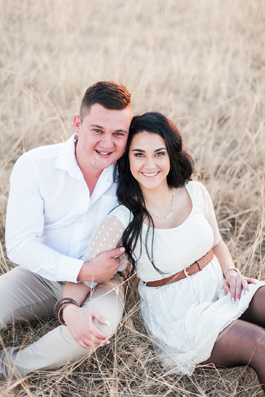 a safari themed engagement shoot