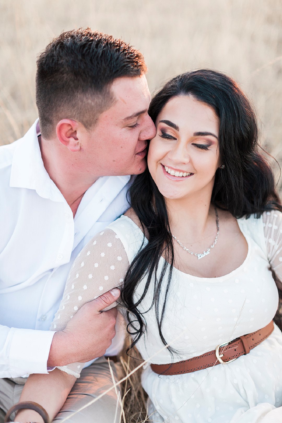 a safari themed engagement shoot