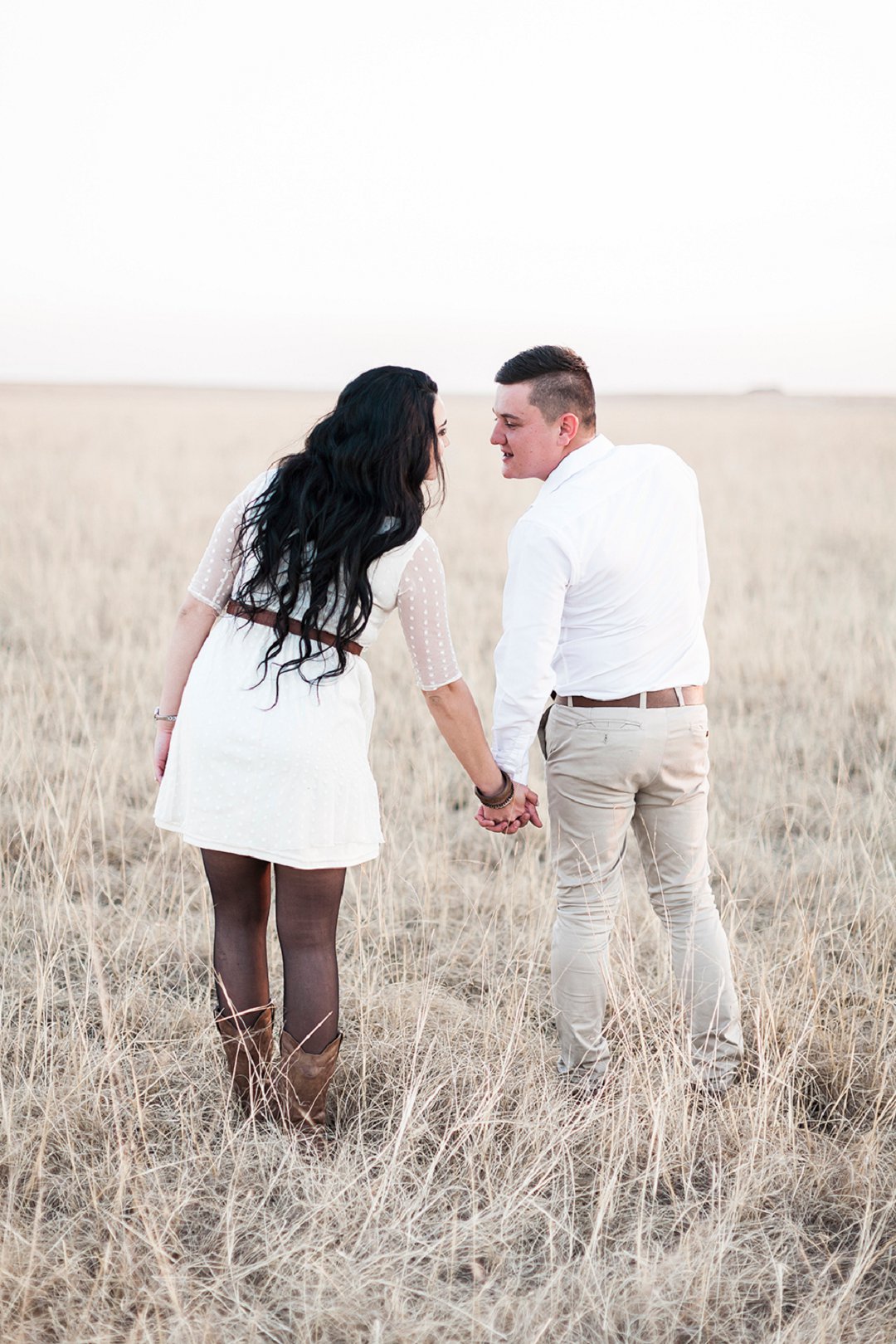 a safari themed engagement shoot