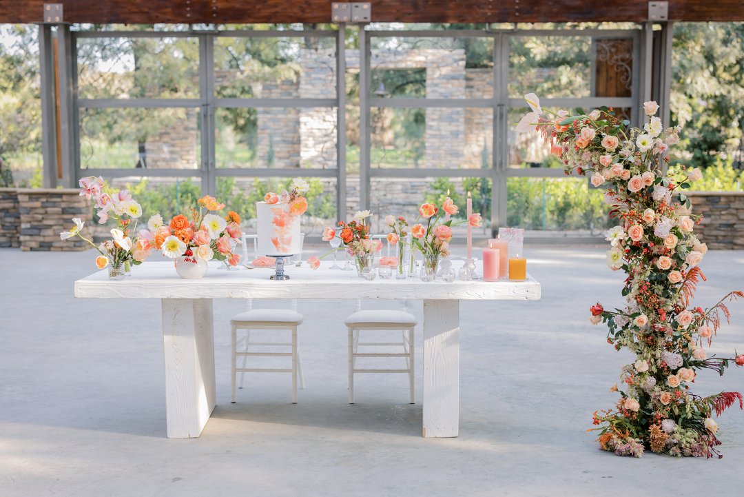 Coral inspired wedding inspiration