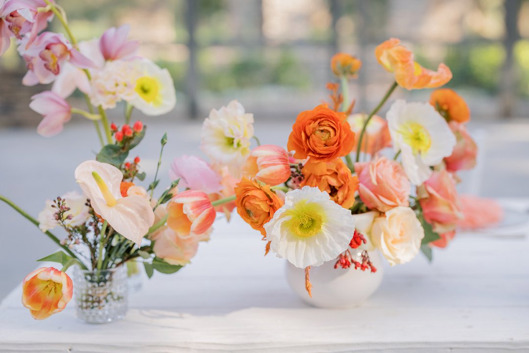Coral inspired wedding inspiration