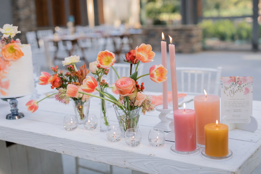 Coral inspired wedding inspiration
