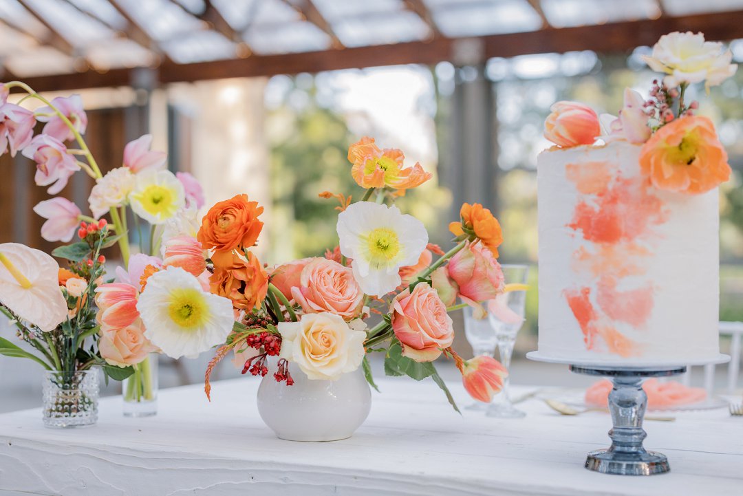 Coral inspired wedding inspiration