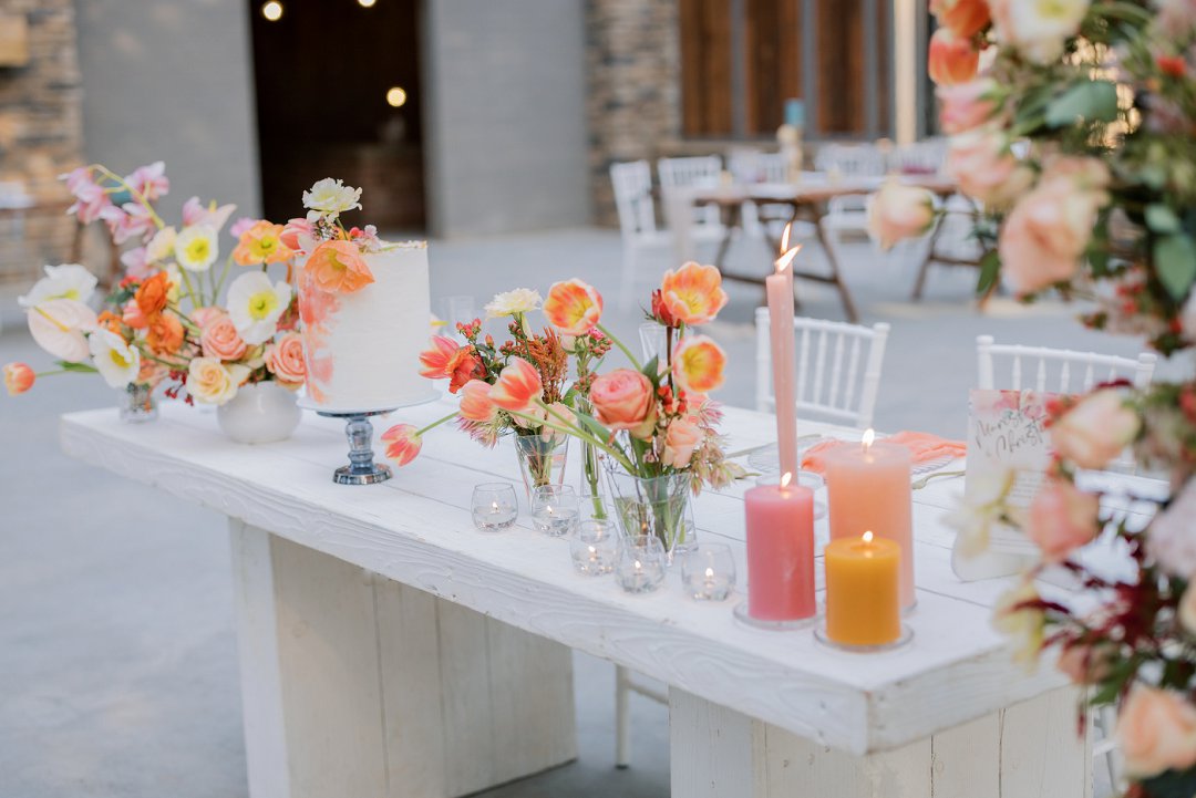 Coral inspired wedding inspiration