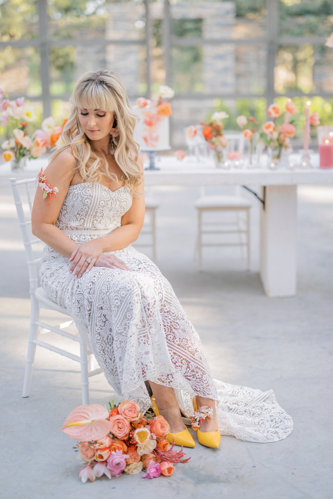 Coral inspired wedding inspiration