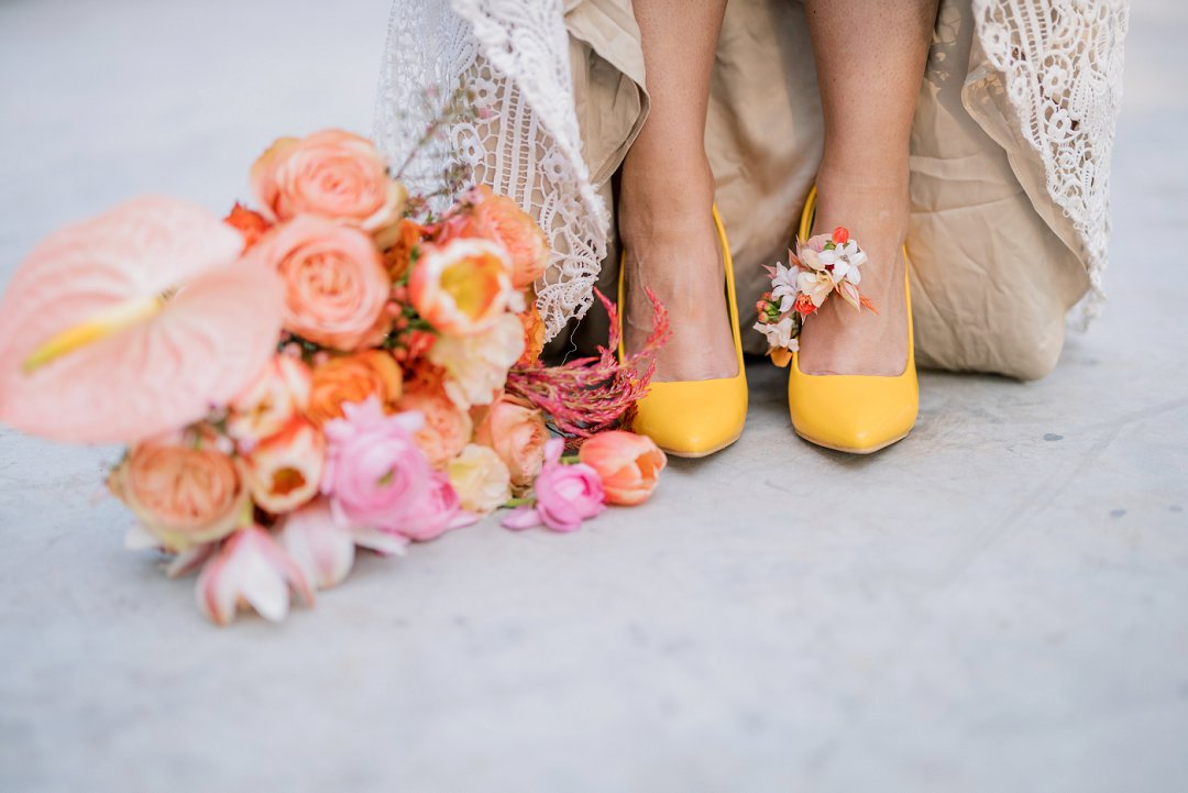 Coral inspired wedding inspiration