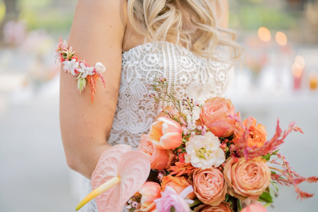 Coral inspired wedding inspiration