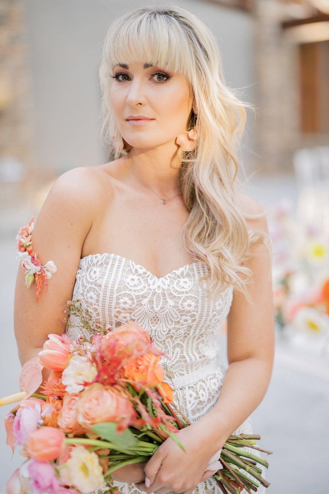 Coral inspired wedding inspiration