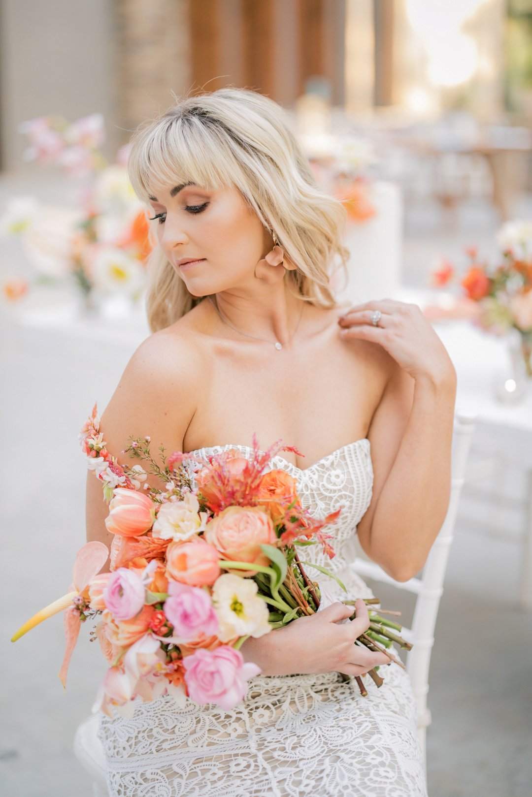 Coral inspired wedding inspiration