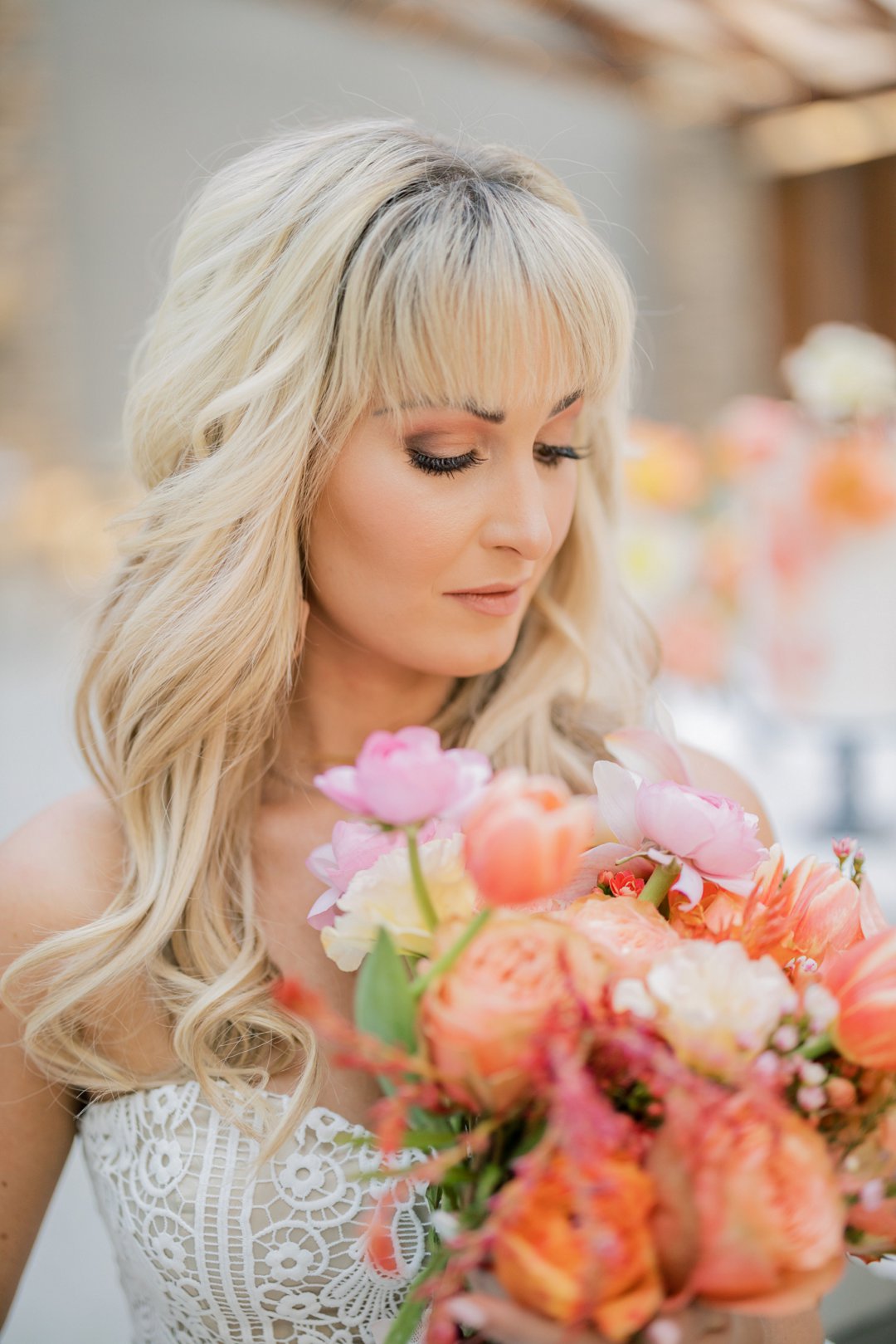 Coral inspired wedding inspiration