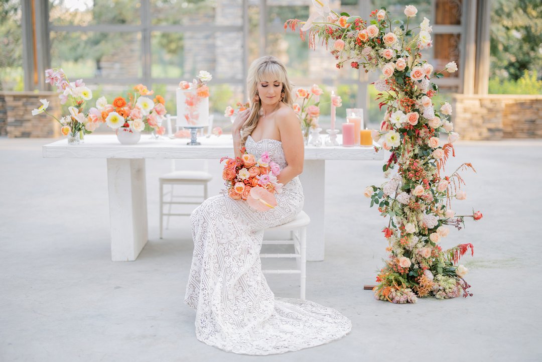 Coral inspired wedding inspiration