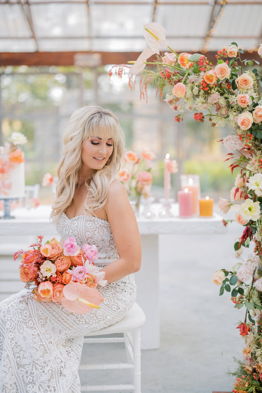 Coral inspired wedding inspiration