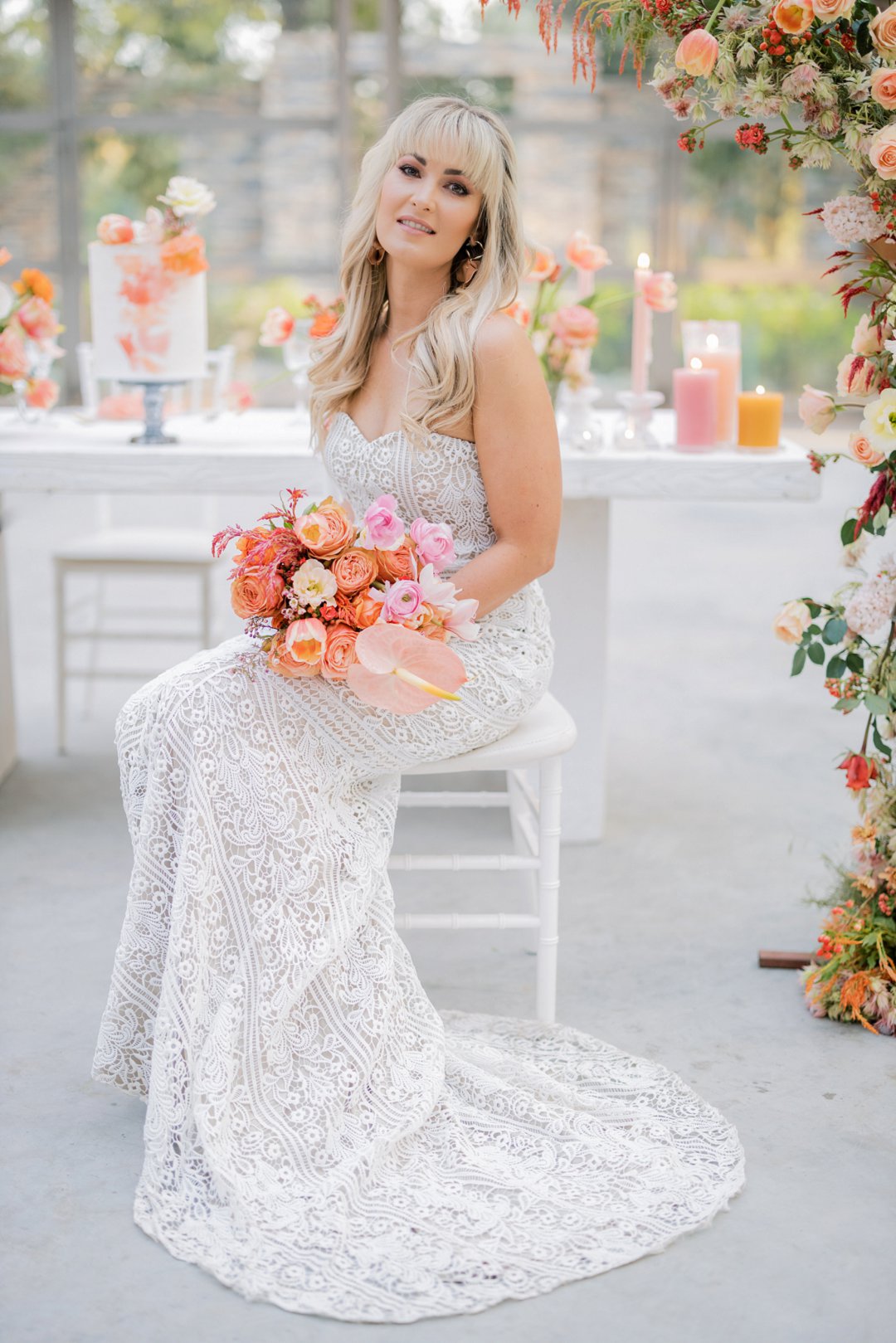 Coral inspired wedding inspiration