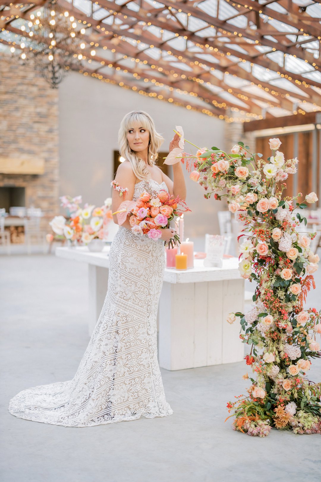Coral inspired wedding inspiration