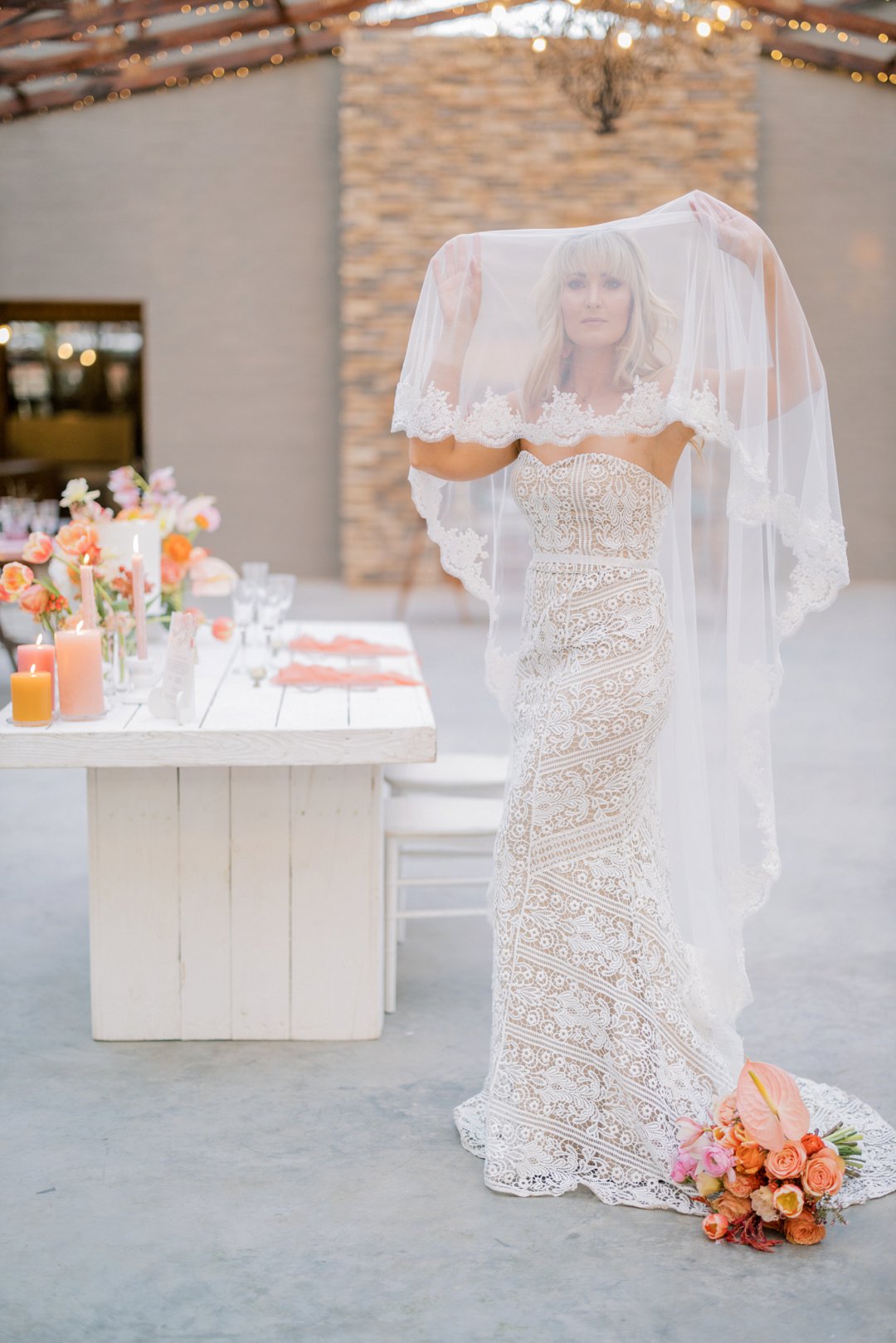 Coral inspired wedding inspiration