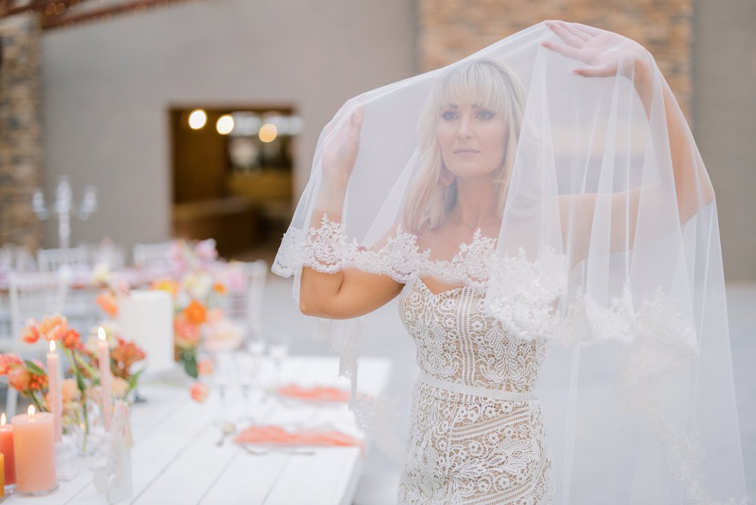 Coral inspired wedding inspiration