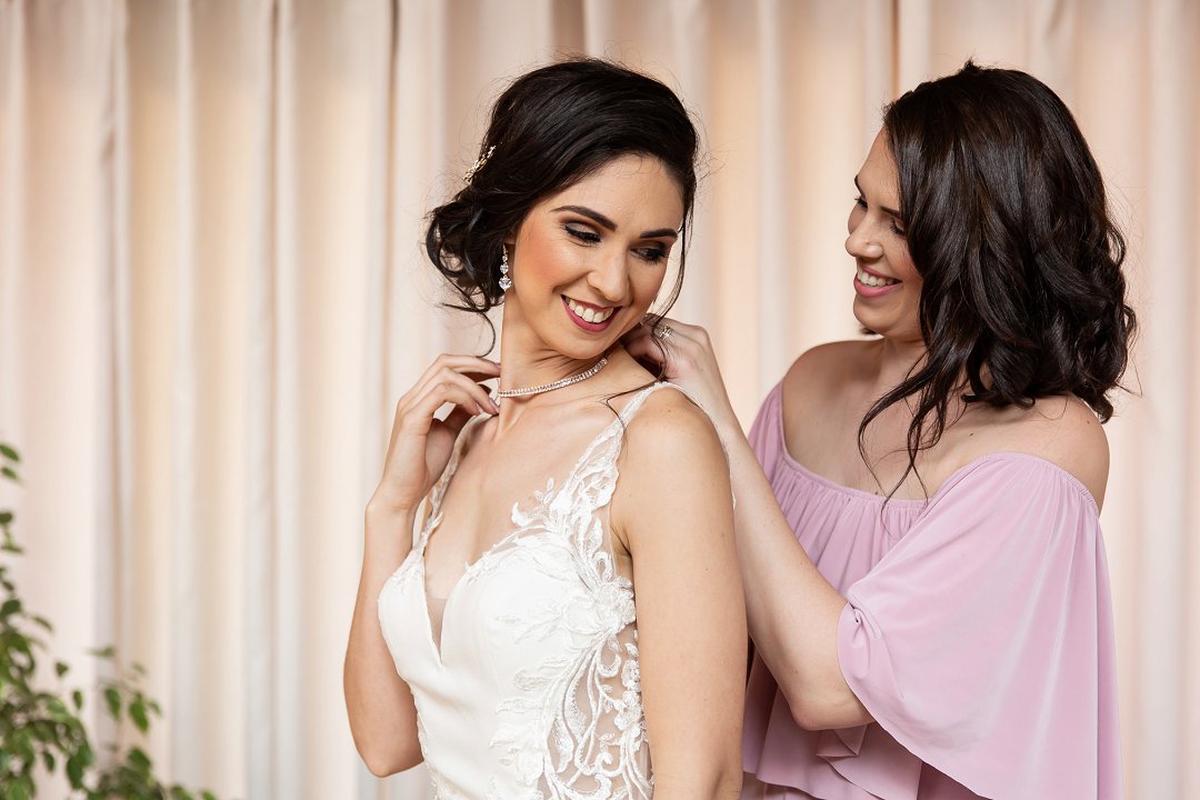bride getting ready