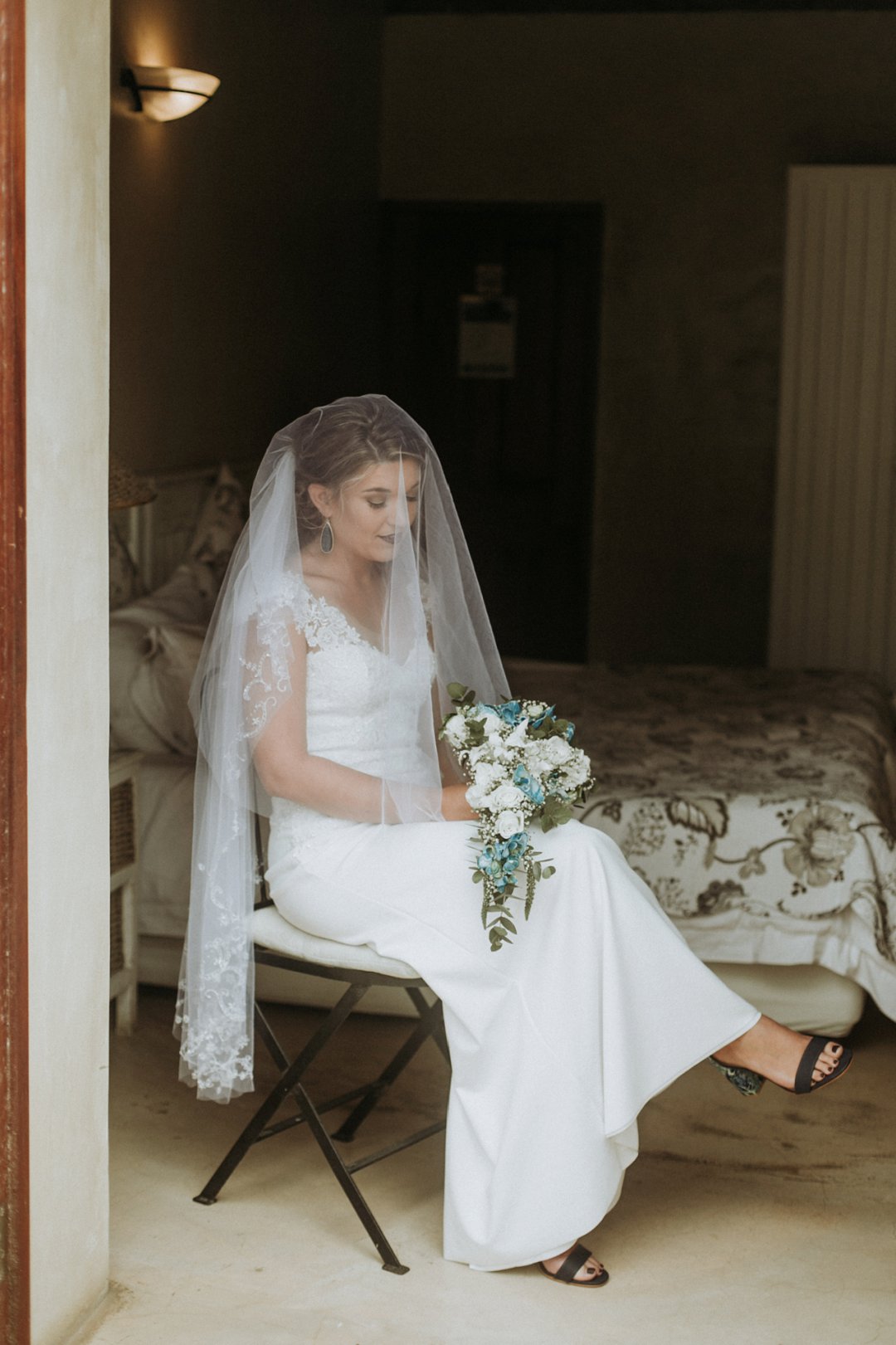 bride getting ready photos