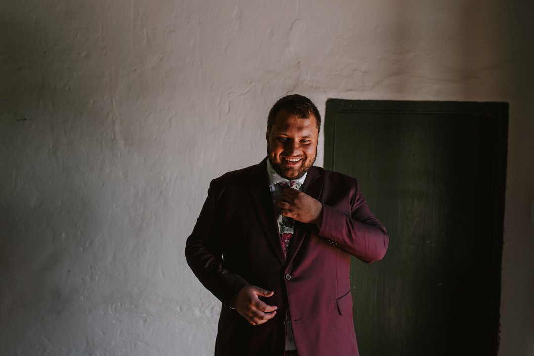 groom getting ready photos