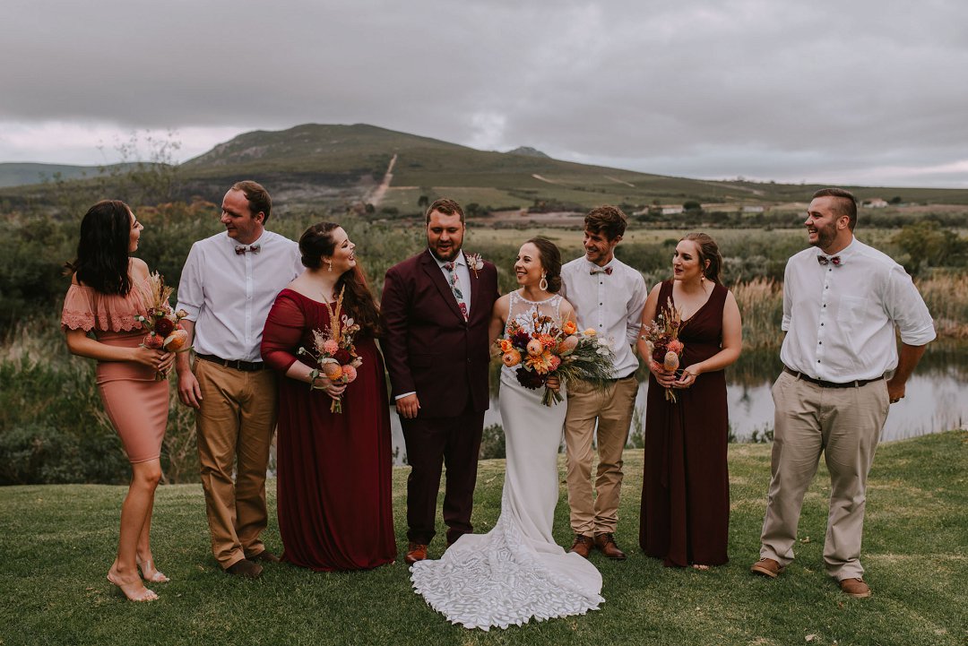 wedding photos at De Uijlenes in gansbaai