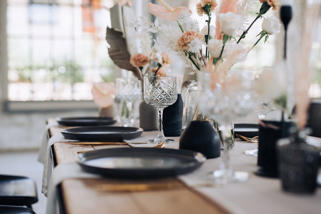 industrial wedding style shoot